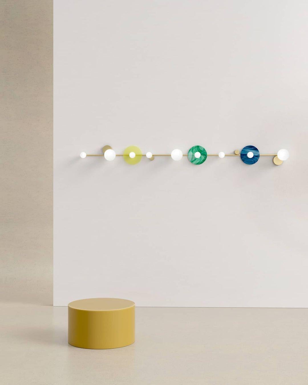 Disc And Sphere Glass Wall Light 11 by Atelier Areti en vente 2