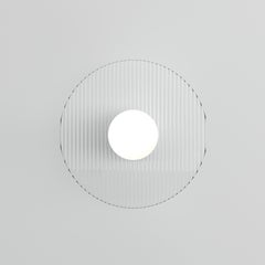 Disc And Sphere Glass Wall Light 13 by Atelier Areti