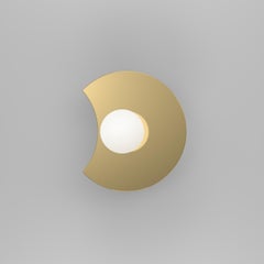 Disc And Sphere Intersecting Disc Wall Light by Atelier Areti