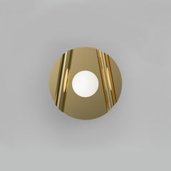 Disc And Sphere Intersecting Tubes Wall Light by Atelier Areti