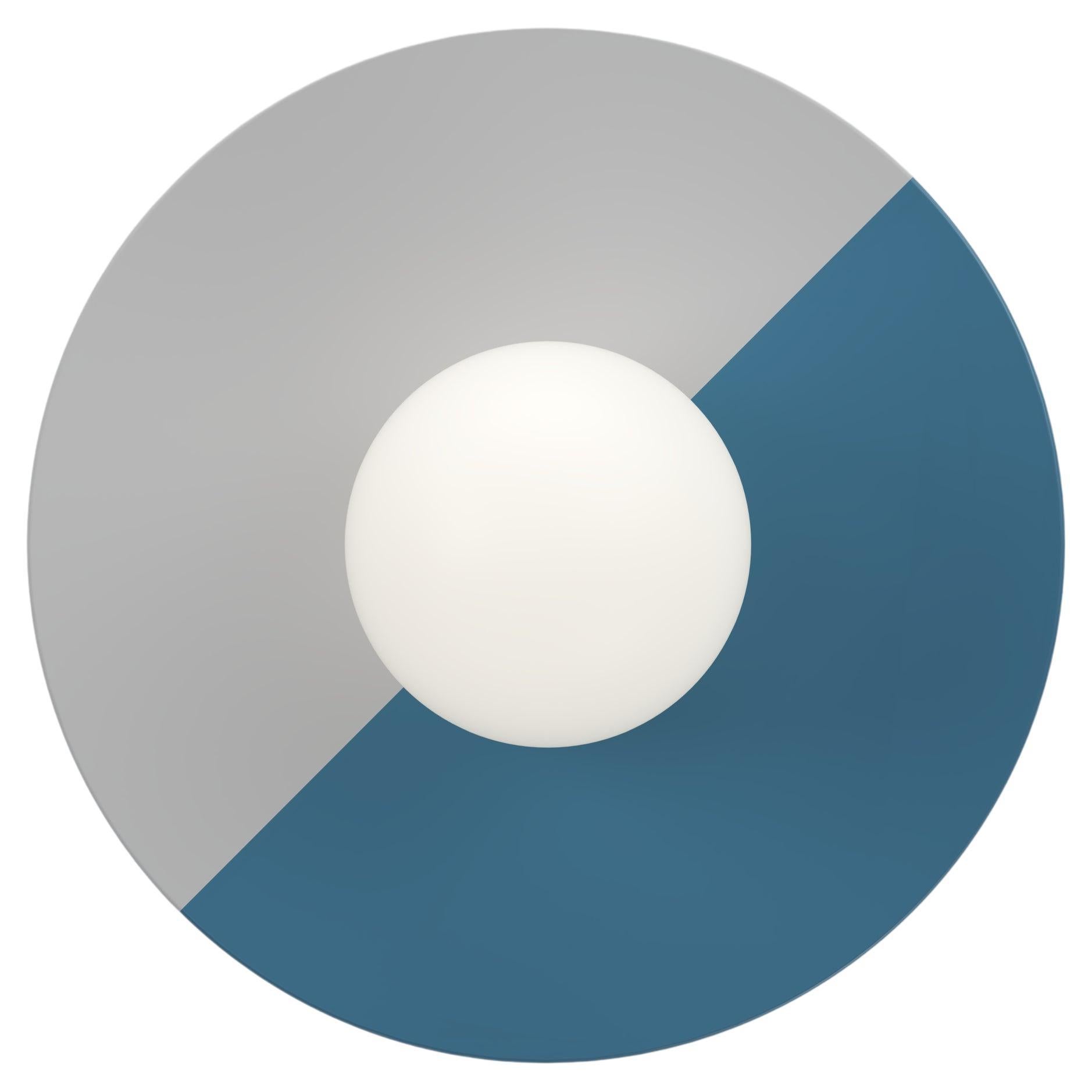 Applique murale Disc And Sphere en nickel semi-colore de l'Atelier Areti en vente