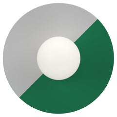 Semifarbene Wandleuchte aus Nickel mit Scheiben und Kugeln von Atelier Areti