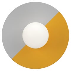 Semifarbene Wandleuchte aus Nickel mit Scheiben und Kugeln von Atelier Areti