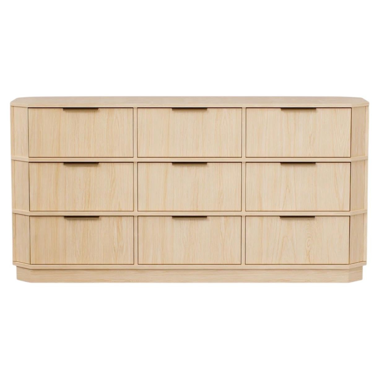 Disc Interiors x Lawson-Fenning Clyde Dresser, Modern Oak Chest of Drawers