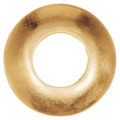 Disc Smooth Gold-Plated Ring