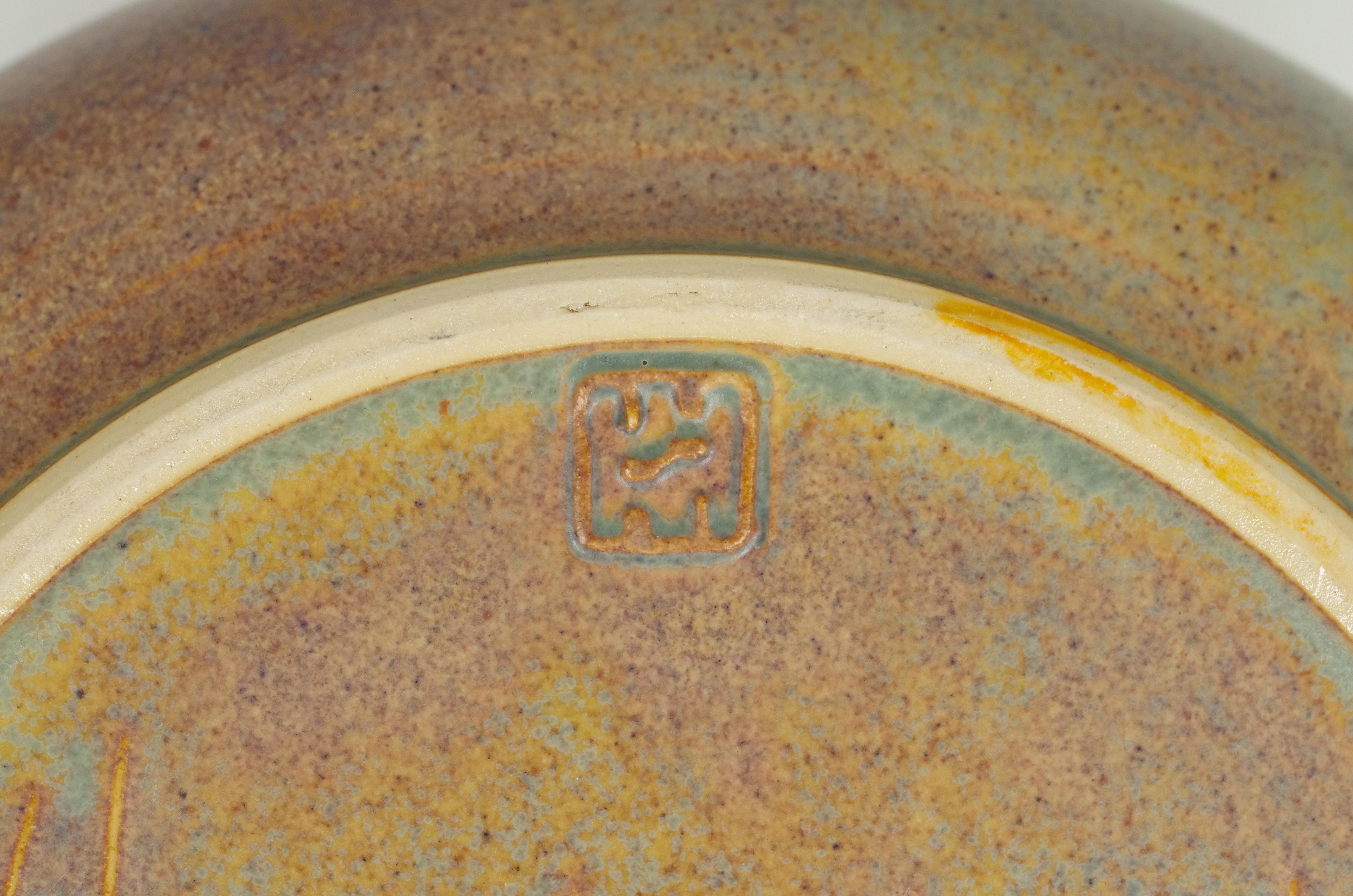 Vaso a disco fine XX secolo in vendita 4