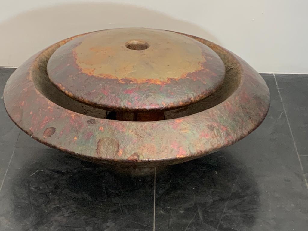 Disco Astrale Abstract Sculpture by Ravi Sing for MarCo Polo Italia, 1990s In Excellent Condition For Sale In Montelabbate, PU