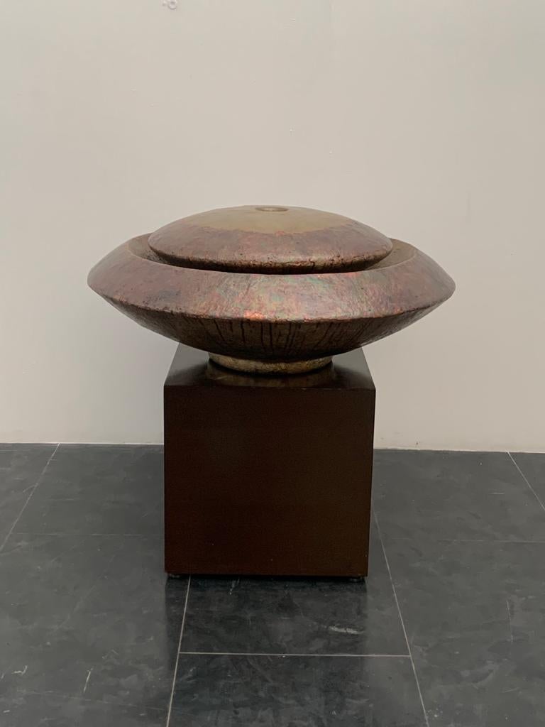 Disco Astrale Abstract Sculpture by Ravi Sing for MarCo Polo Italia, 1990s For Sale 2