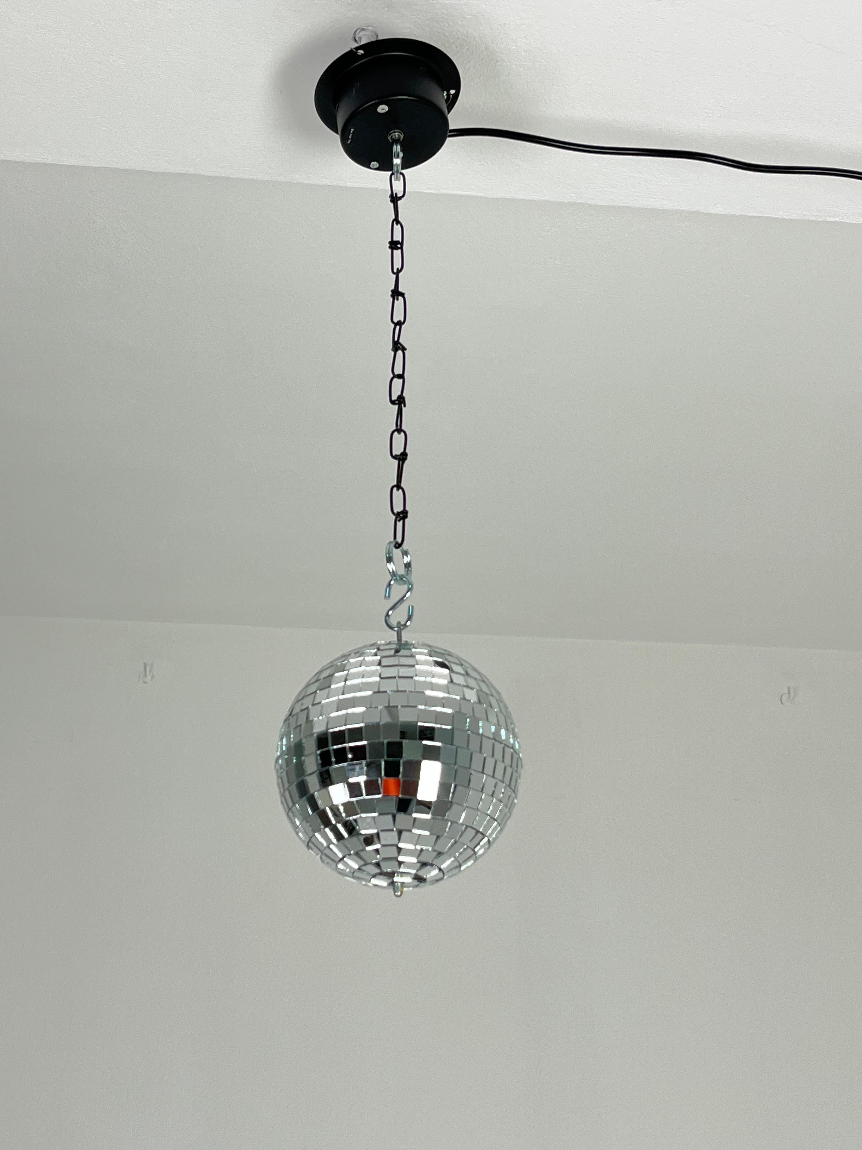 Disco Ball Mirror Mosaic With Rotor, diameter 15 cm, never used (Italienisch) im Angebot