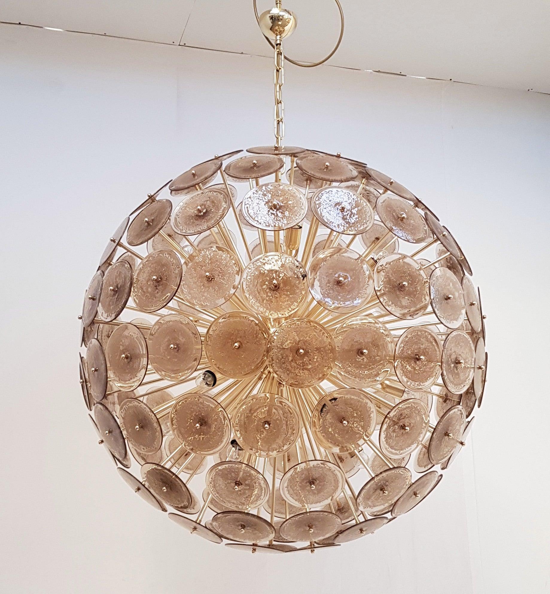 Mid-Century Modern Lustre Disco Sputnik de Fabio Ltd en vente