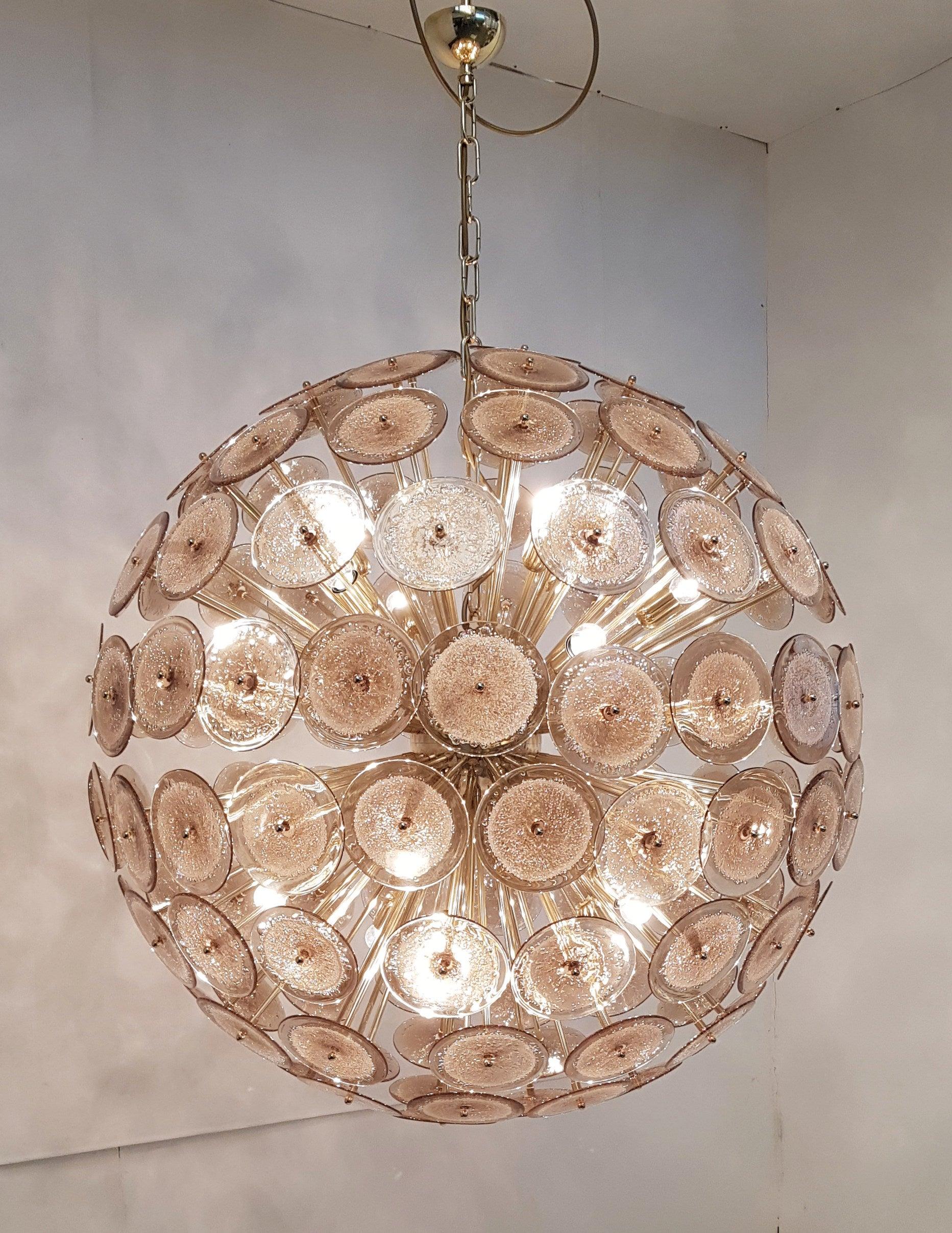 Verre de Murano Lustre Disco Sputnik de Fabio Ltd en vente