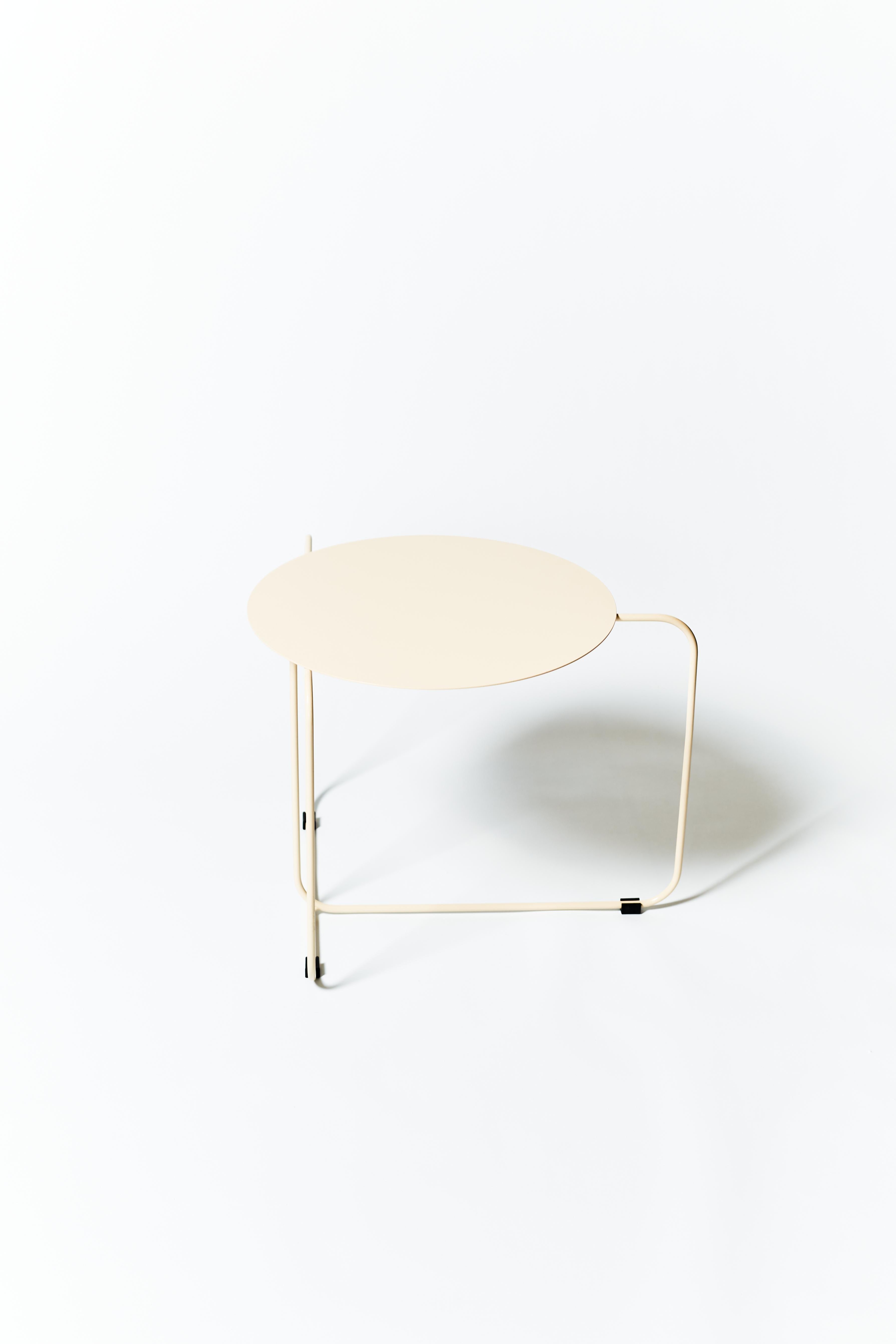 Industrial Disco Side table by Estudio Few For Sale