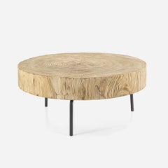 Tavolino Disco in Wood Wood, Made in Italy