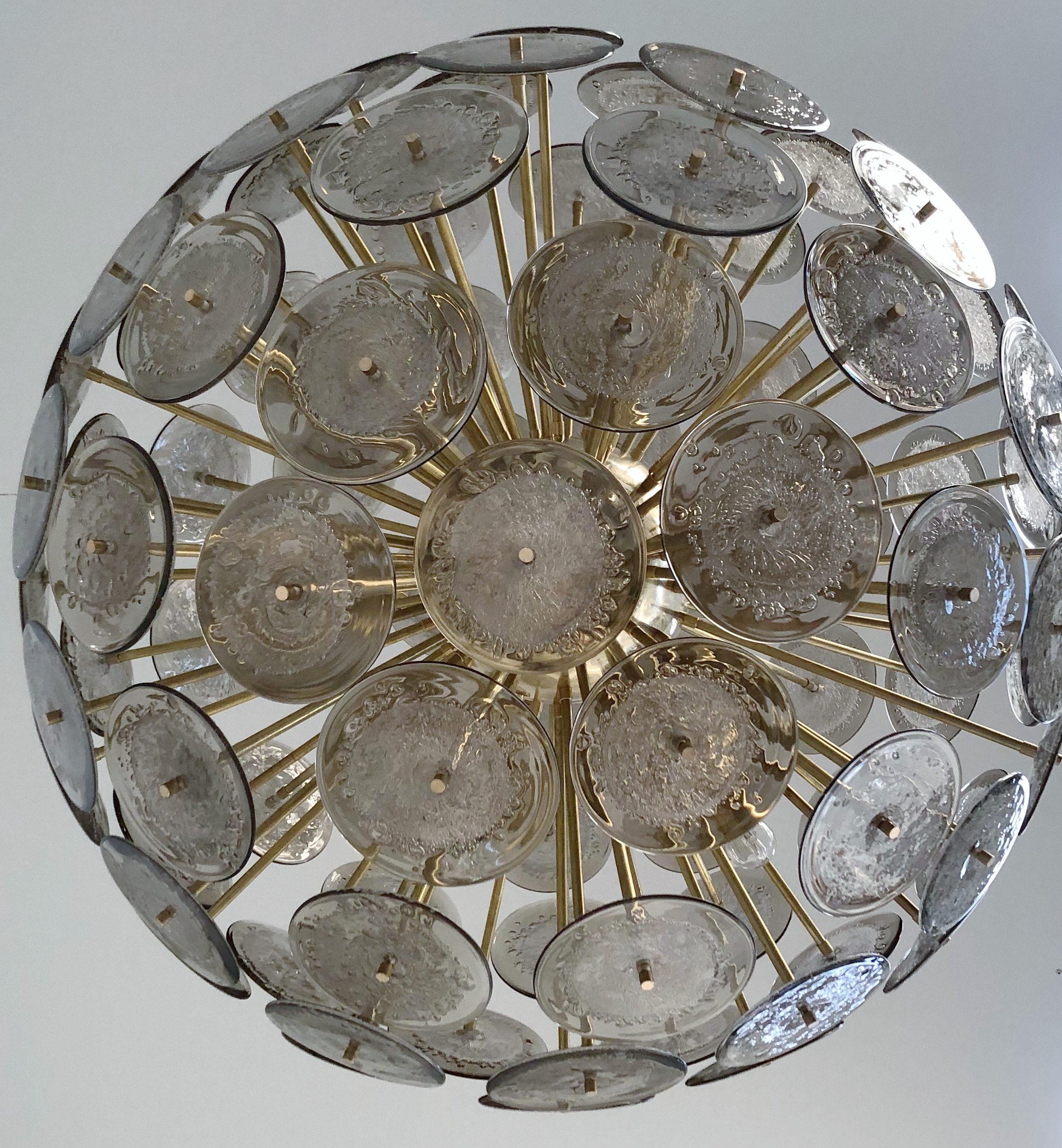 Disco Sputnik Chandelier by Fabio Ltd For Sale 3