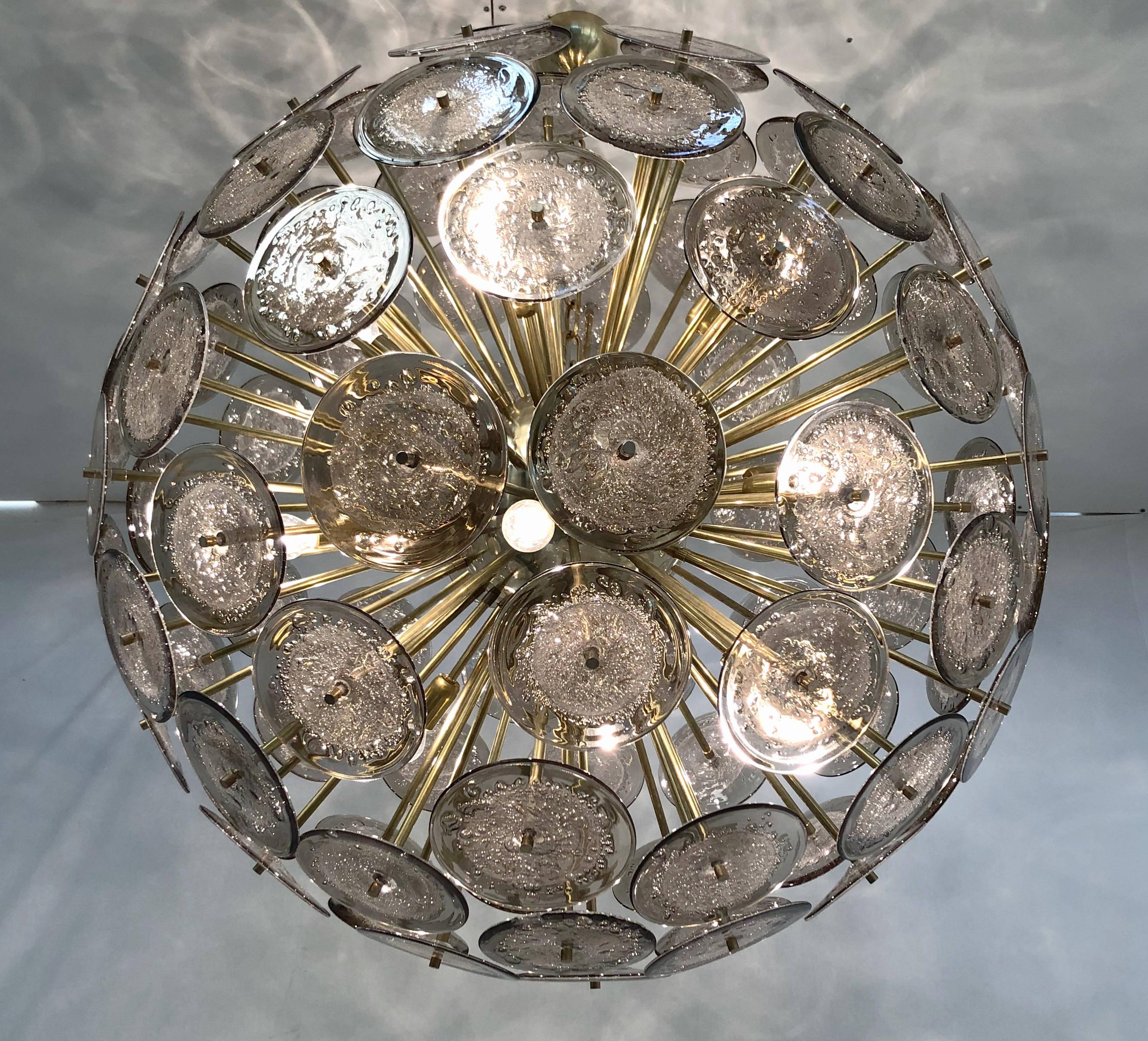 Disco Sputnik Chandelier by Fabio Ltd For Sale 4