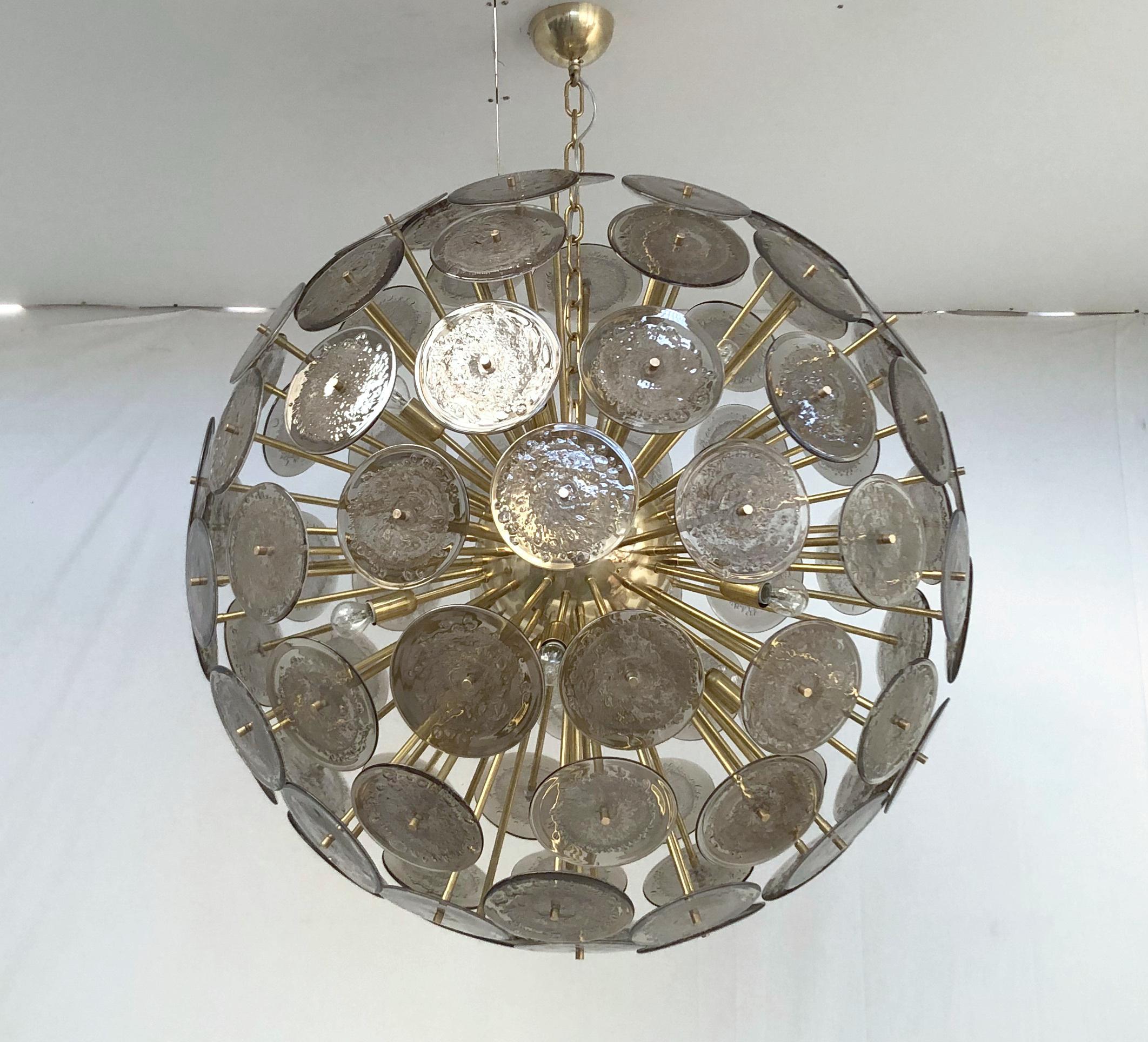 Mid-Century Modern Disco Sputnik Chandelier by Fabio Ltd For Sale