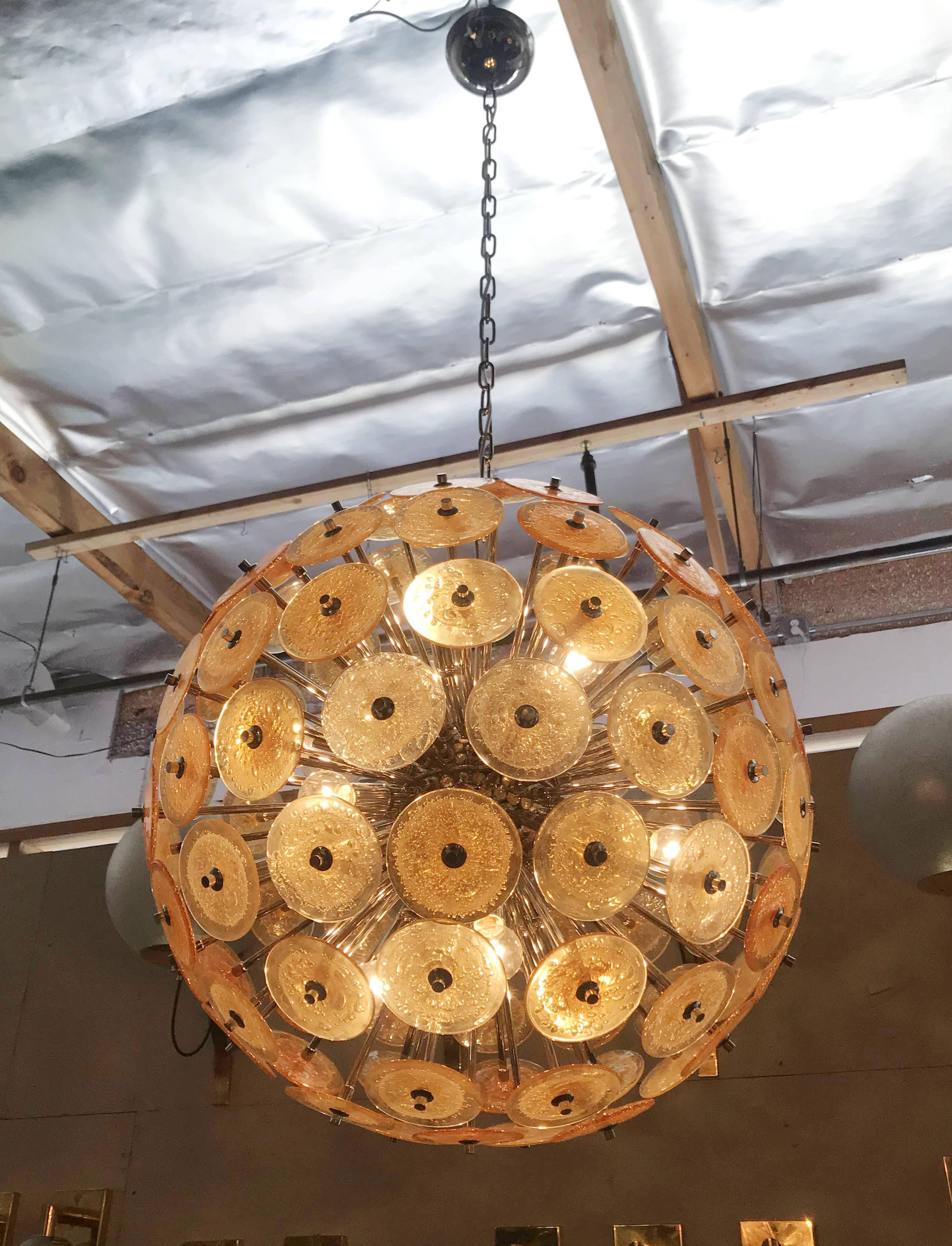 Italiano Lampadario Disco Sputnik di Fabio Ltd in vendita