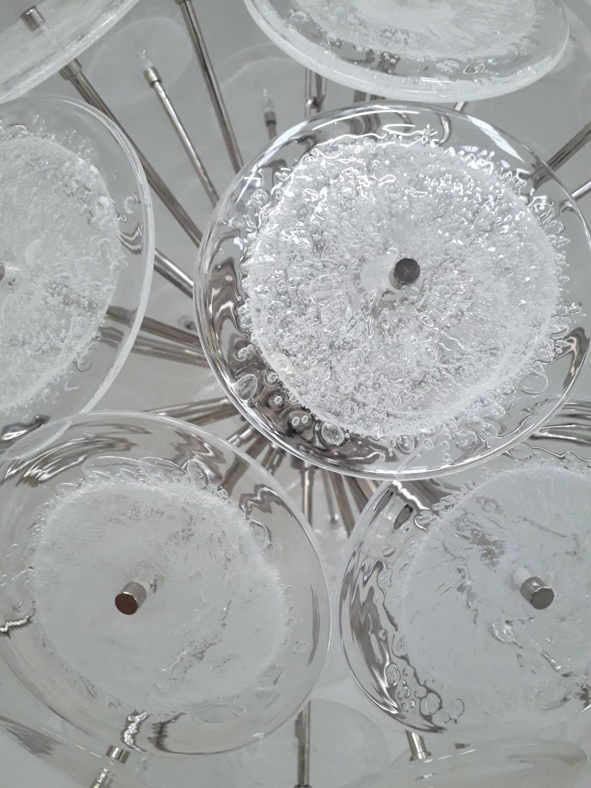 Italian Disco Sputnik Chandelier by Fabio Ltd For Sale