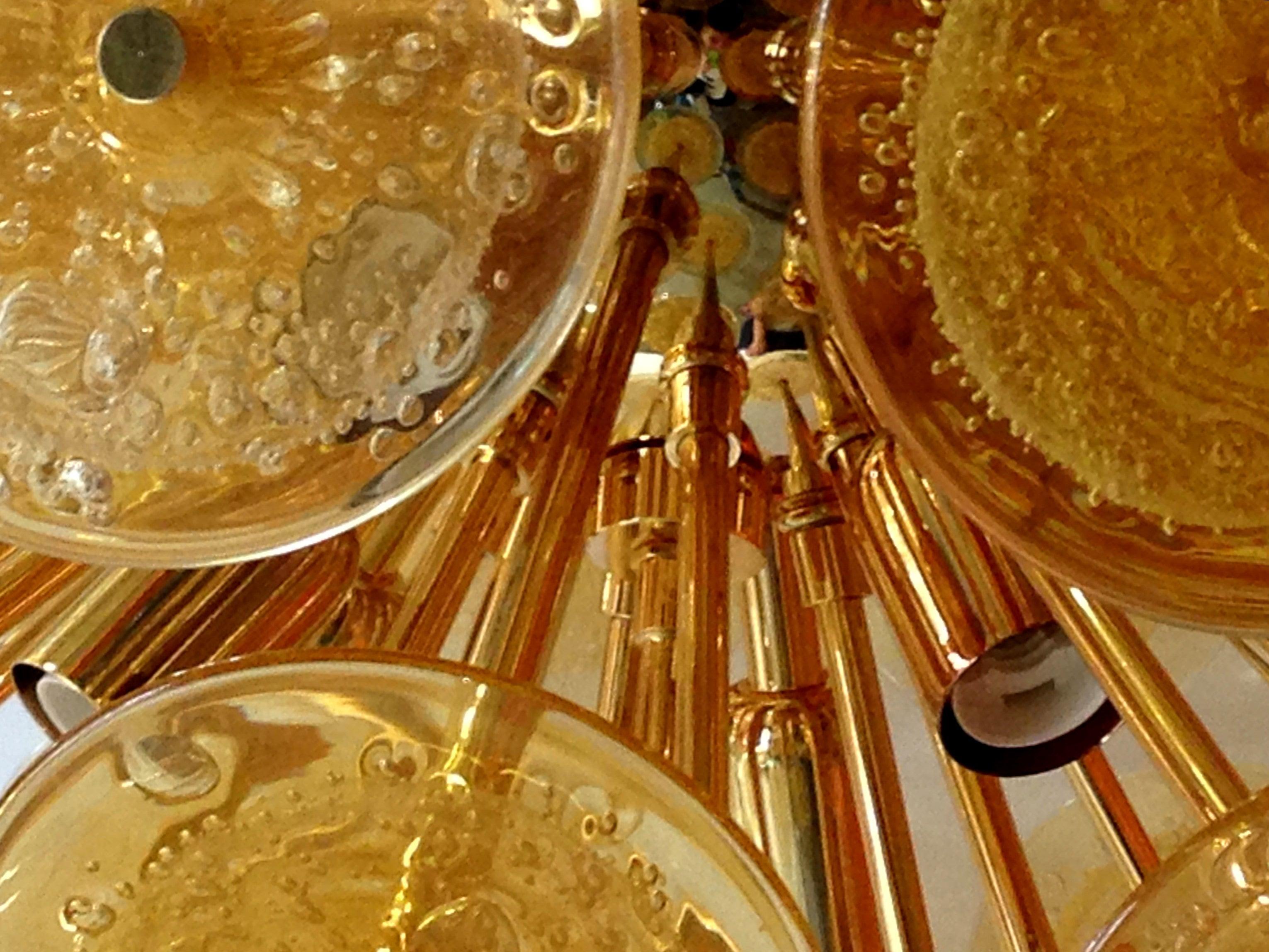 XXI secolo e contemporaneo Lampadario Disco Sputnik di Fabio Ltd in vendita