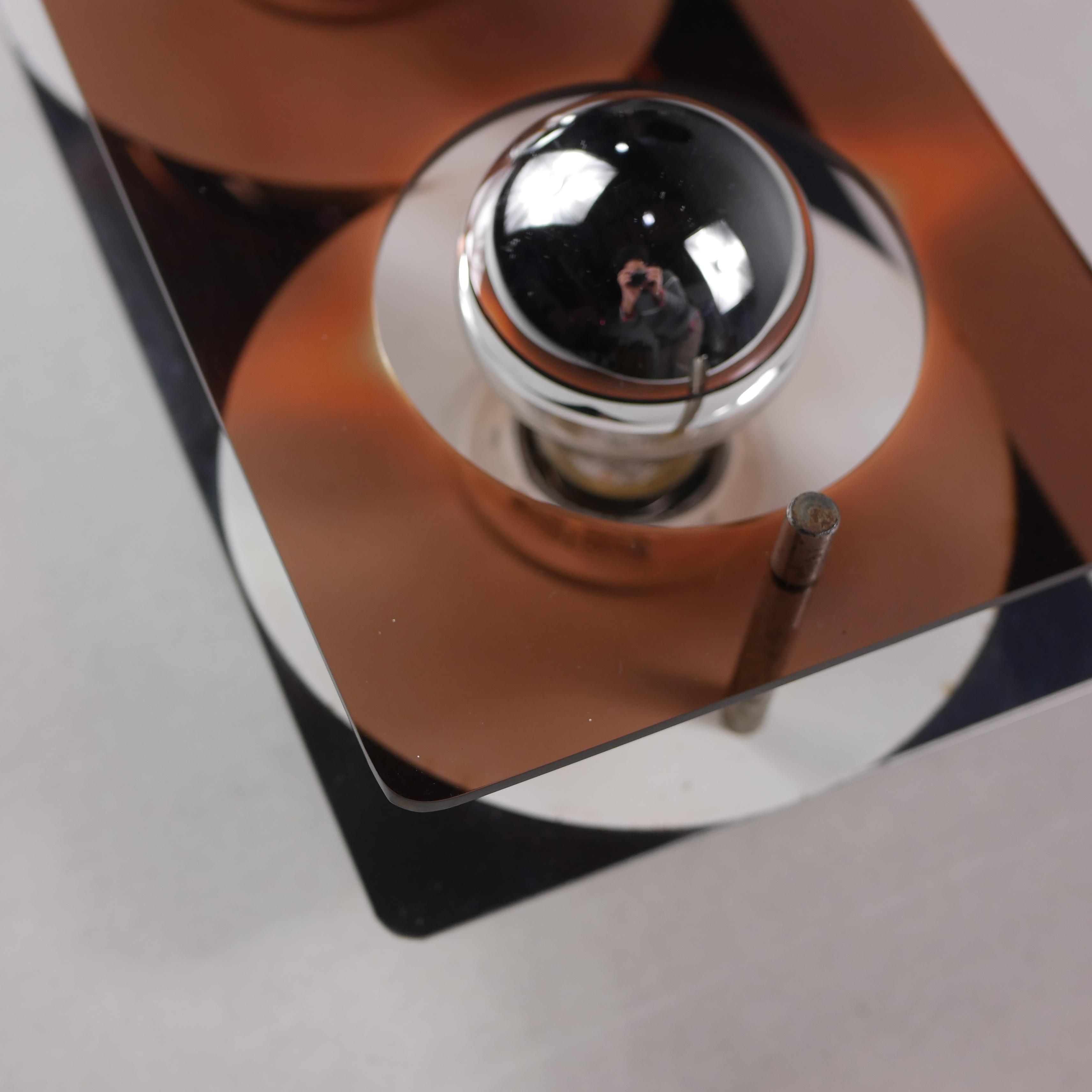 Disco Wall Light in Plexiglass and Metal by Jocelyne Trocmé for Galerie Oxar 1