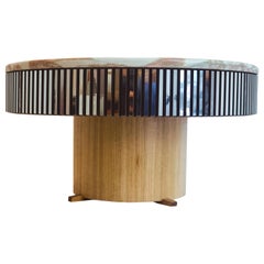 Discóbolo Round Carved Marble Centre Table