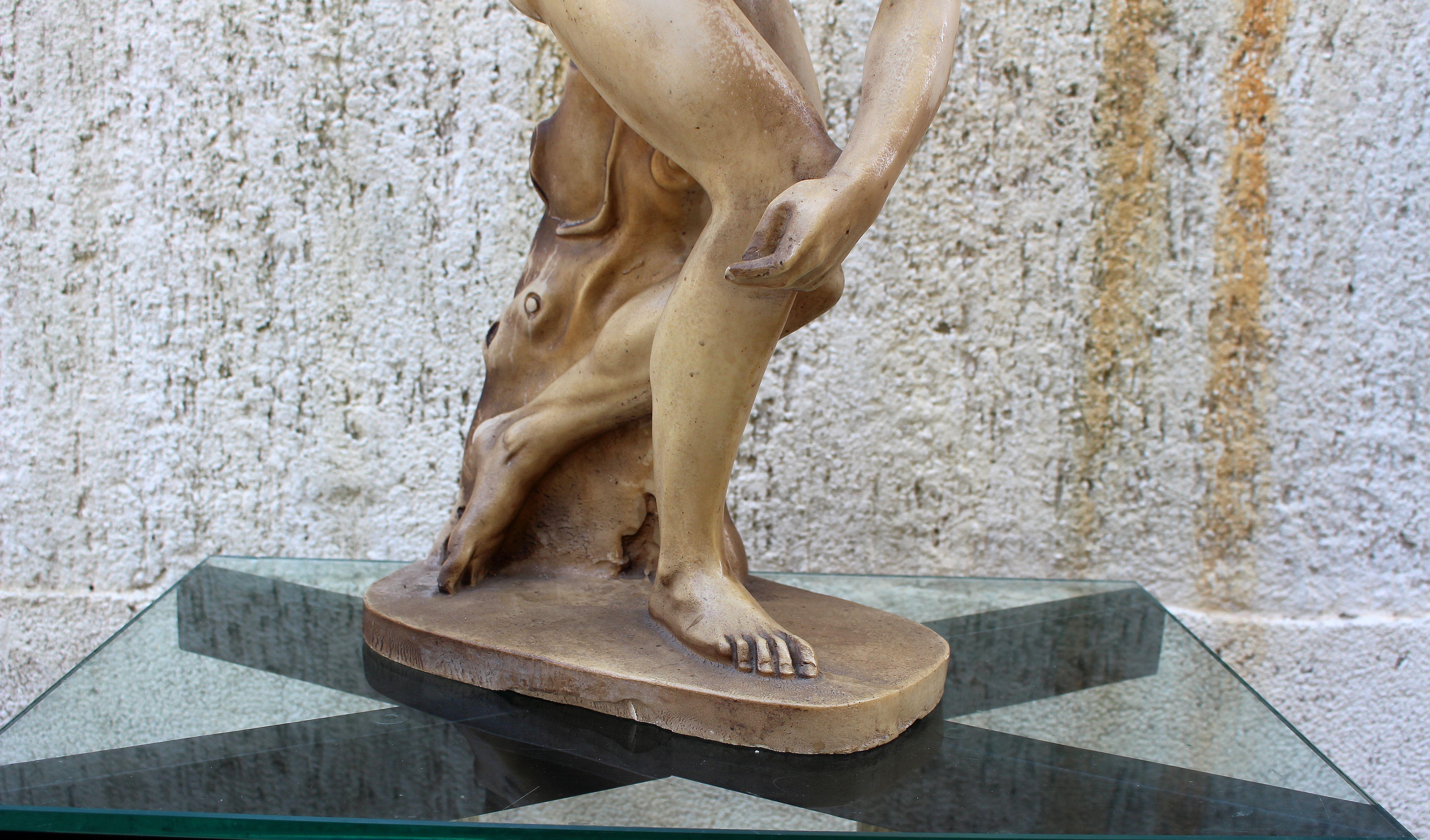 Discobolus-Skulptur:: ca. 1950er Jahre im Zustand „Gut“ im Angebot in Los Angeles, CA