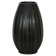 Discometal Vase by Ellen Schlanbusch for Just Andersen, 1940s, Denmark