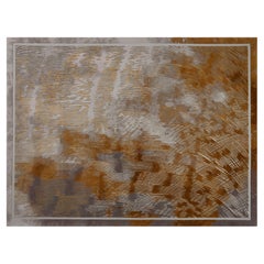 Handcrafted Chinoiserie Rug by FULI, Wool & Silk, Nature-Inspired, 10*13ft