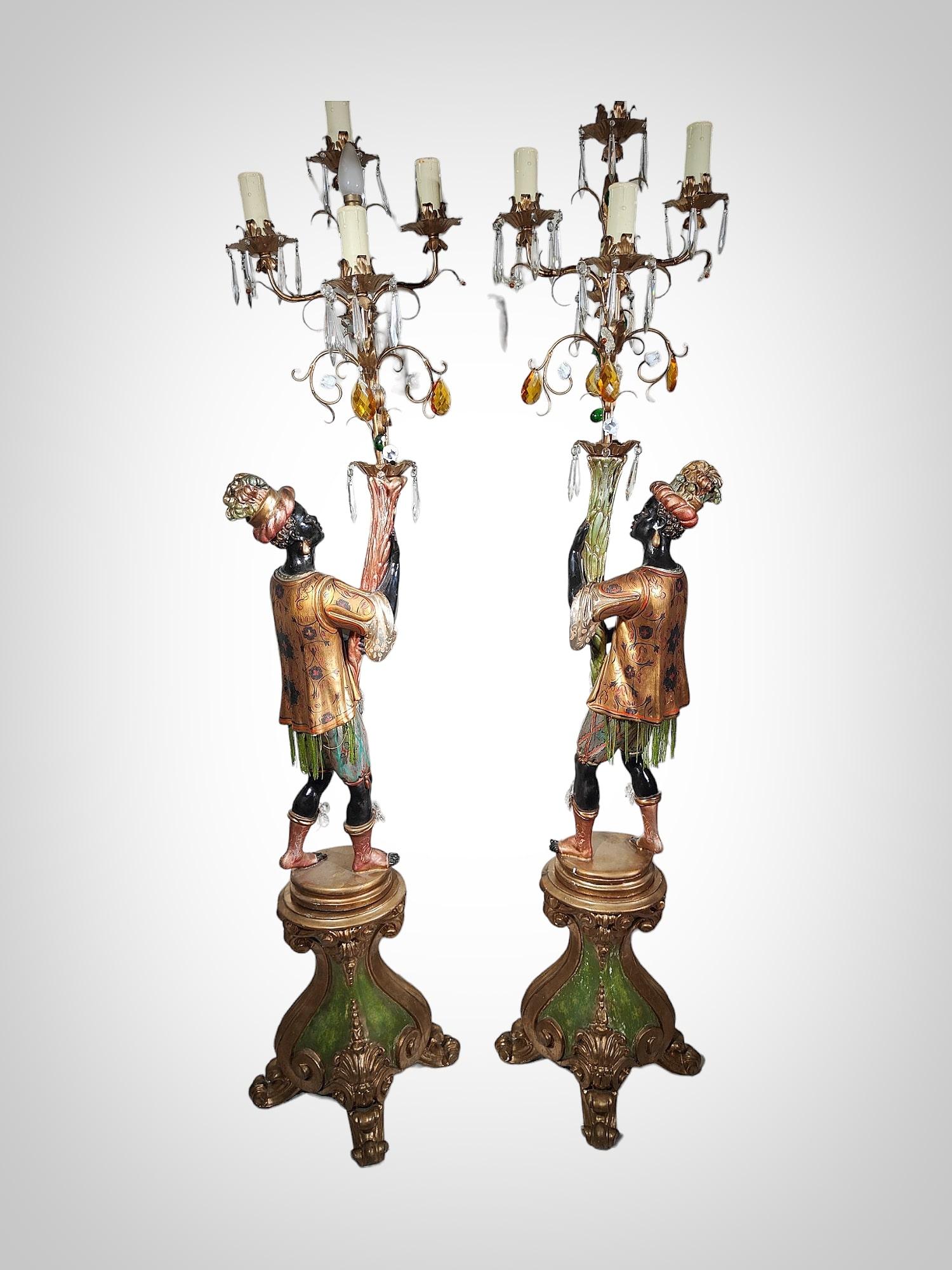  Discover the elegance and charm of 1930s Italy with these stunning Venetian can For Sale 9
