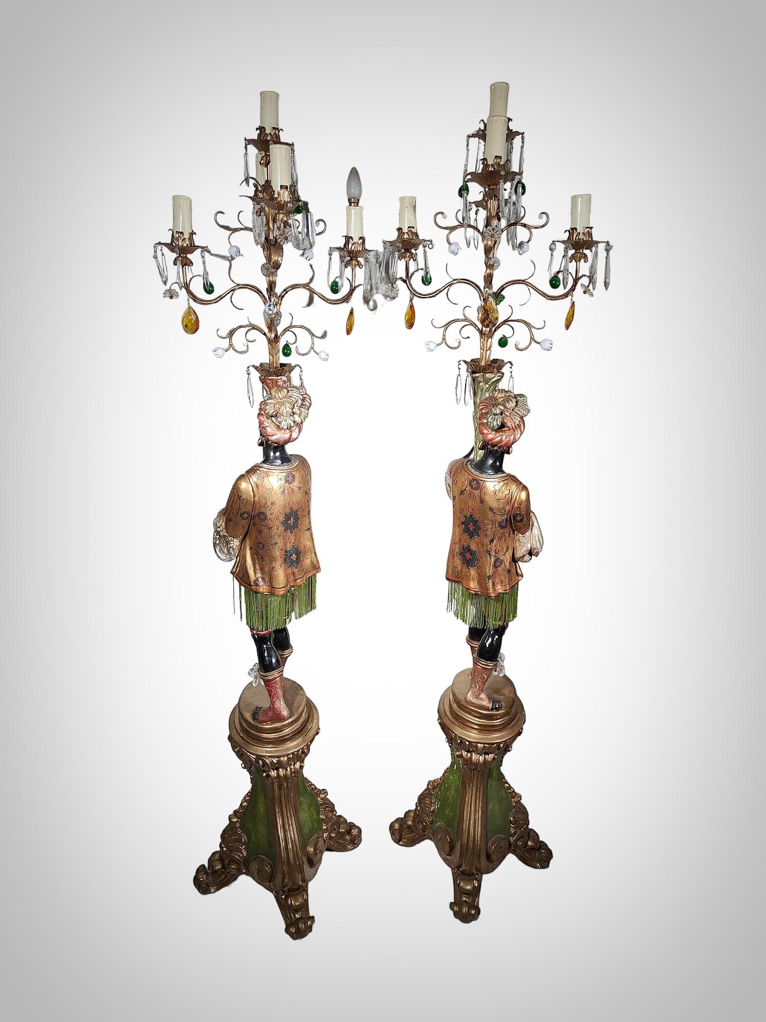  Discover the elegance and charm of 1930s Italy with these stunning Venetian can For Sale 10