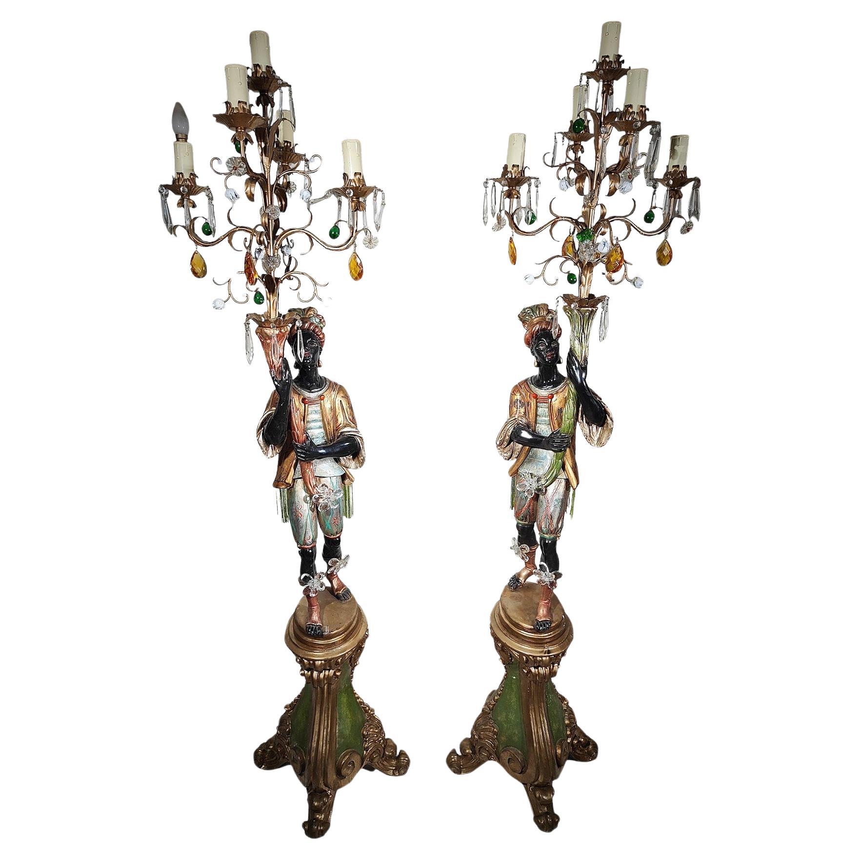  Discover the elegance and charm of 1930s Italy with these stunning Venetian can For Sale