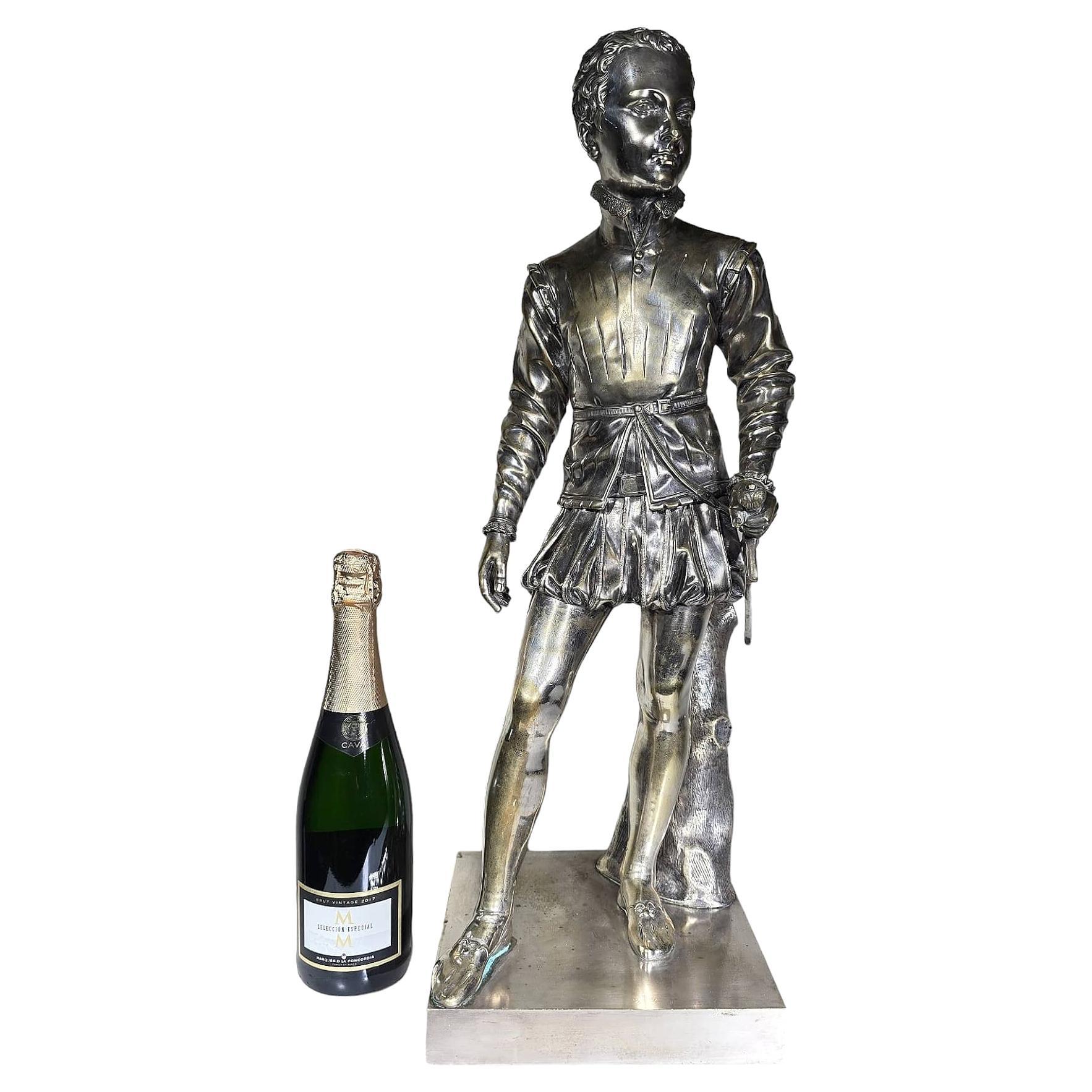  Discover the majesty of the King of France, Henry IV, with this Sculpture For Sale