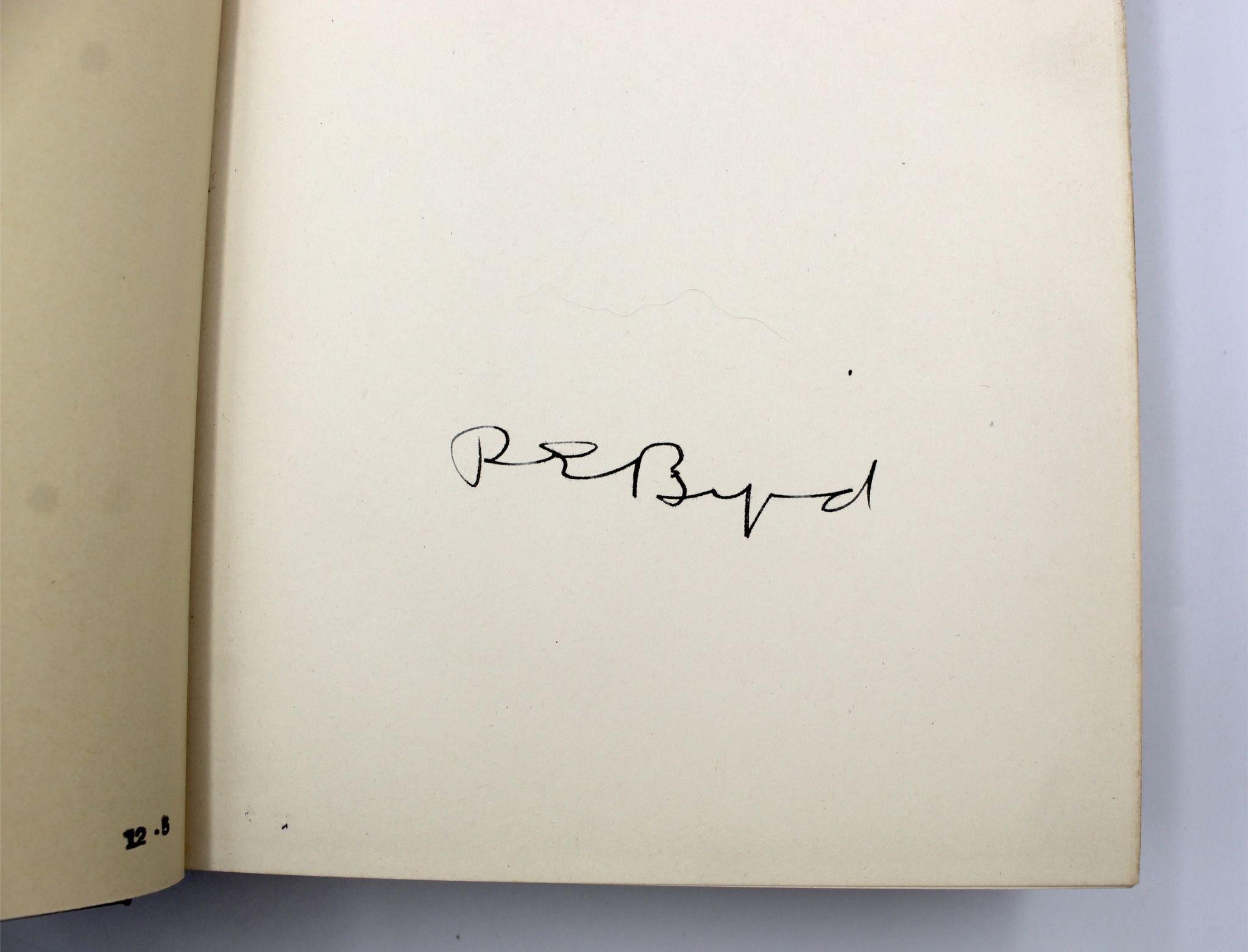 Discovery: The Story of the Second Byrd Antarctic Expedition, Signed by Byrd In Good Condition In Colorado Springs, CO