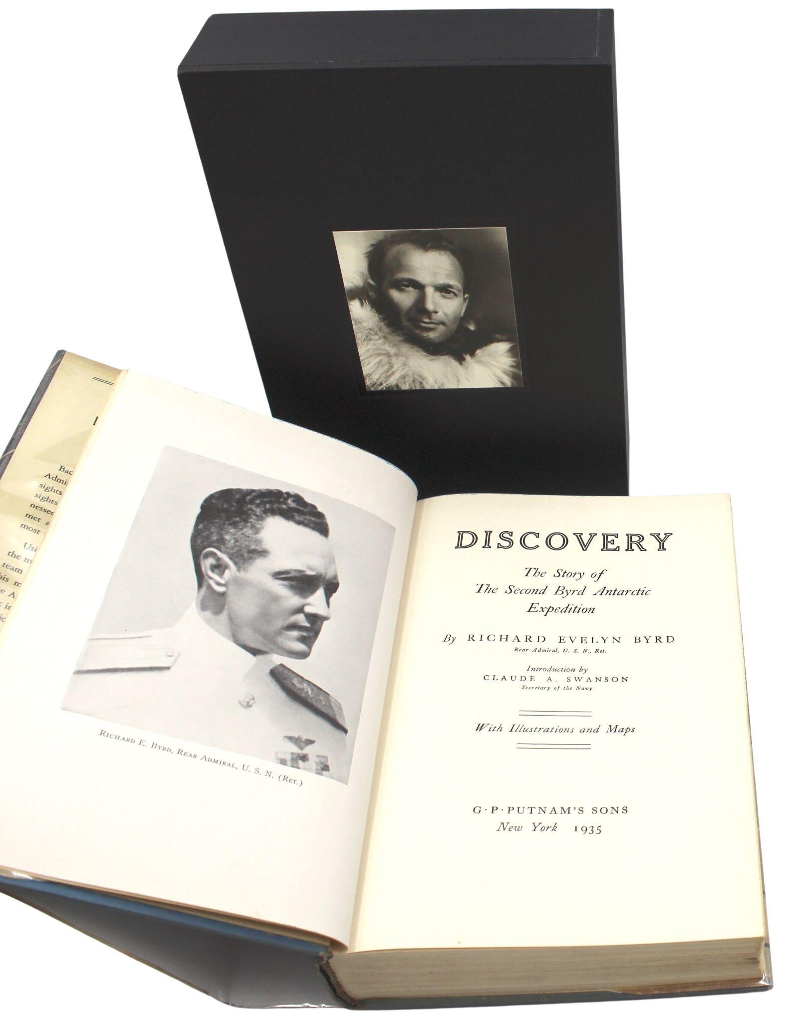Mid-20th Century Discovery: The Story of the Second Byrd Antarctic Expedition, Signed by Byrd