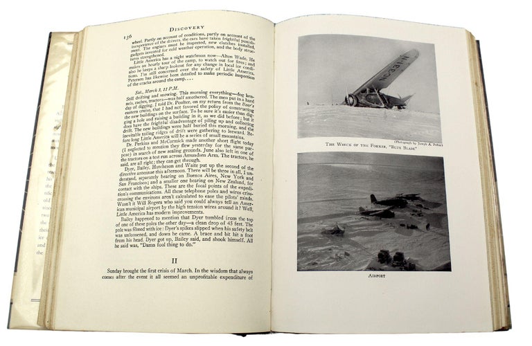 Discovery The Story of the Second Byrd Antarctic Expedition, Signed
