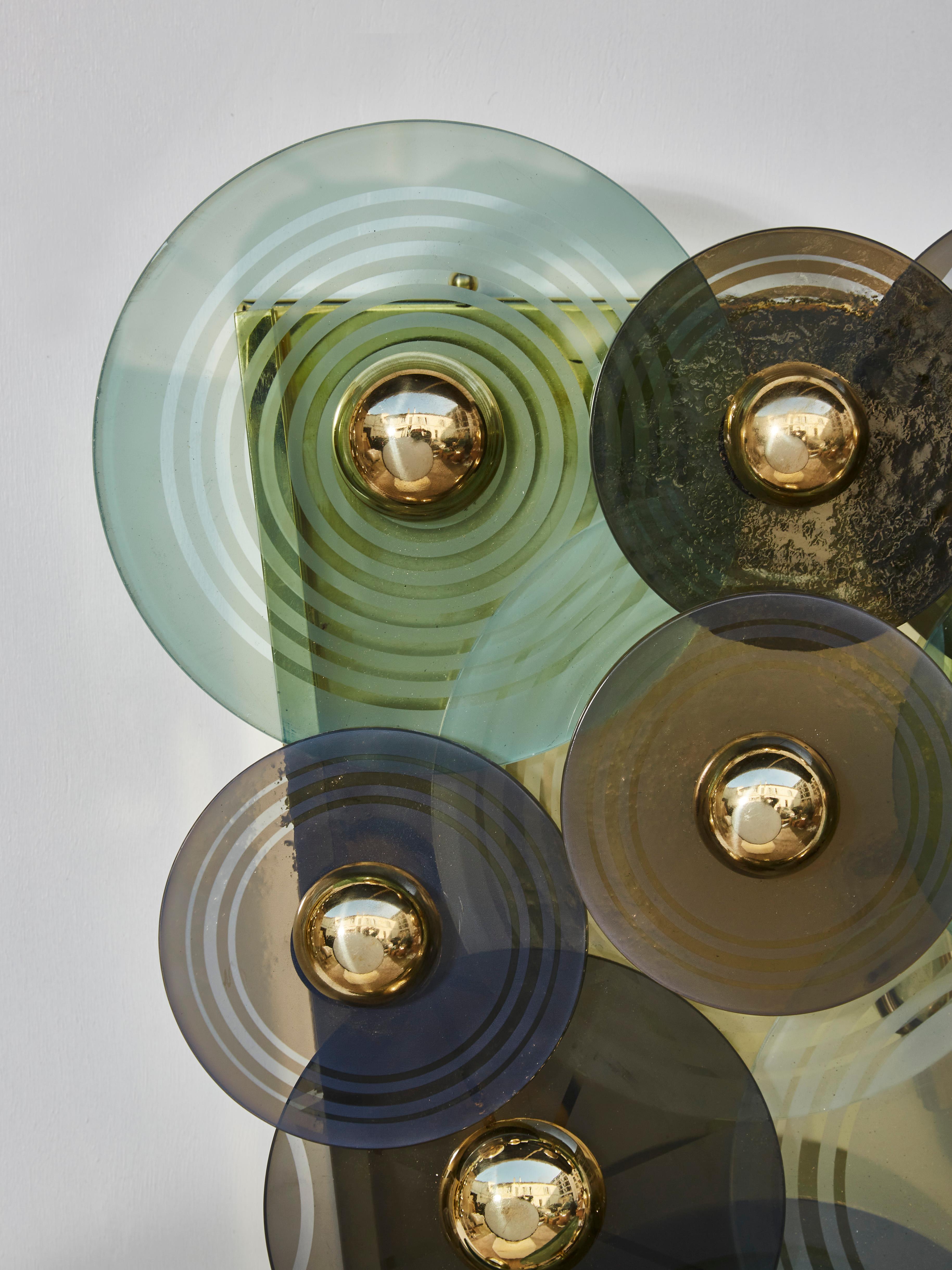 Italian Discs Sconces by Studio Glustin