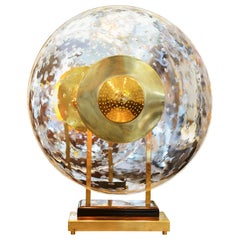 Discus Table Lamp in Murano Glass