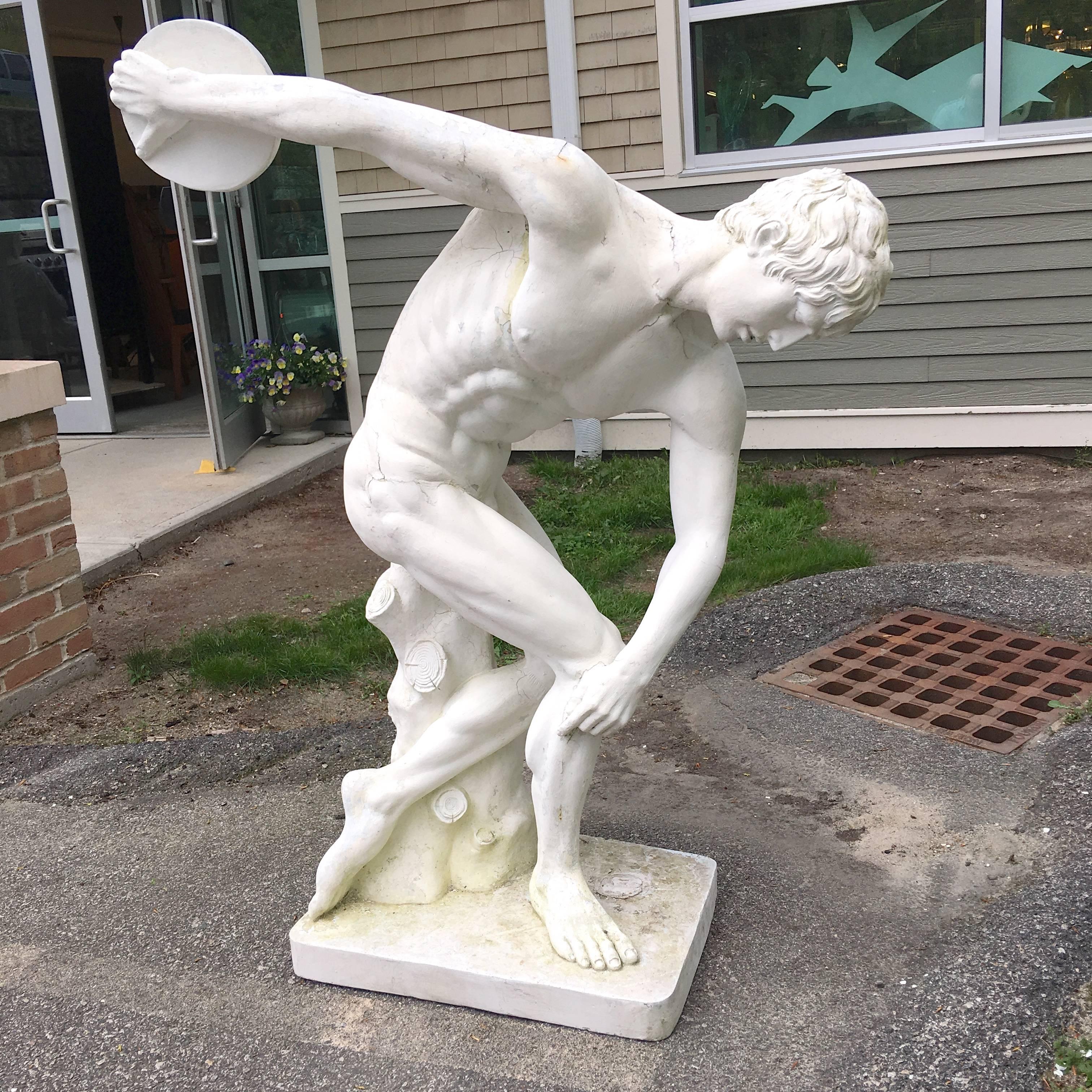 discus thrower statue