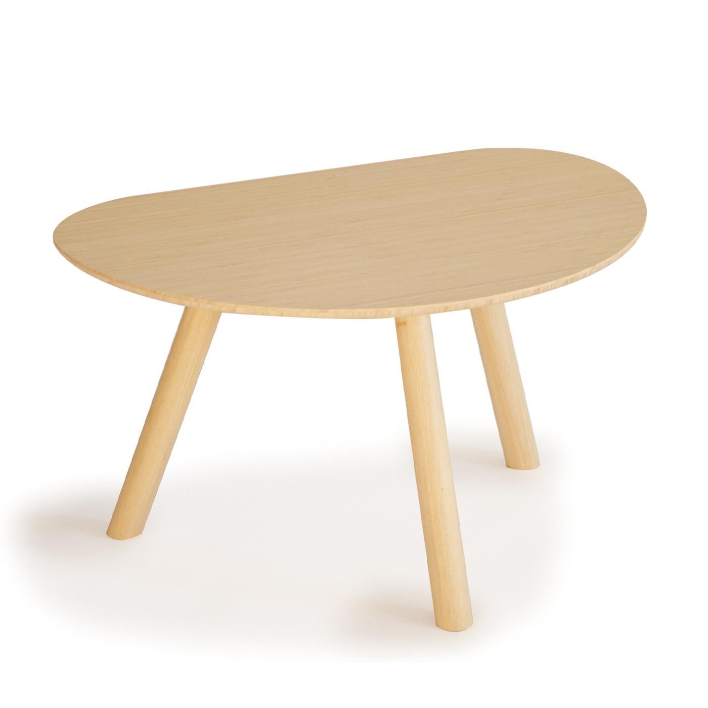 With endless combinations, this delightful pair of Disfatto Coffee Tables never look the same. Fun and easy, they will brighten the mood in any contemporary living space. Crafted in directional bamboo plywood with dried beech wood feet, they have