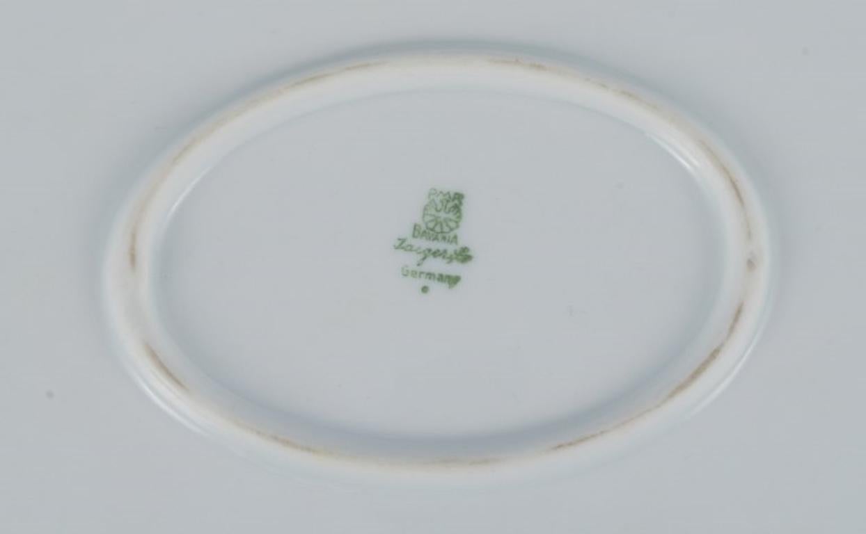  Dish and Bowl in Porcelain, PMR, Bavaria, Jaeger & Co, Germany In Excellent Condition For Sale In Copenhagen, DK