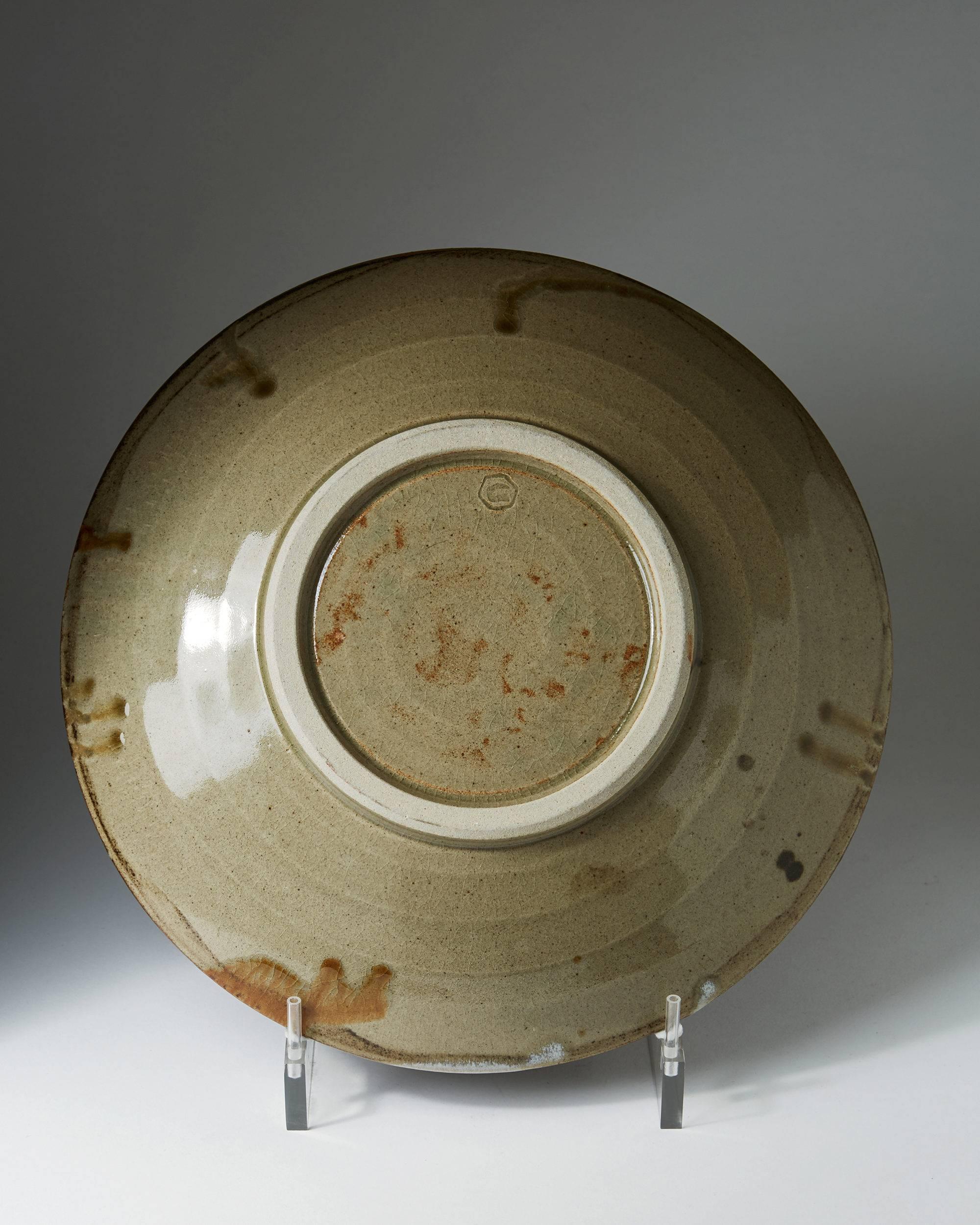 Dish Anonymous, Japan, 1960s In Good Condition For Sale In Stockholm, SE