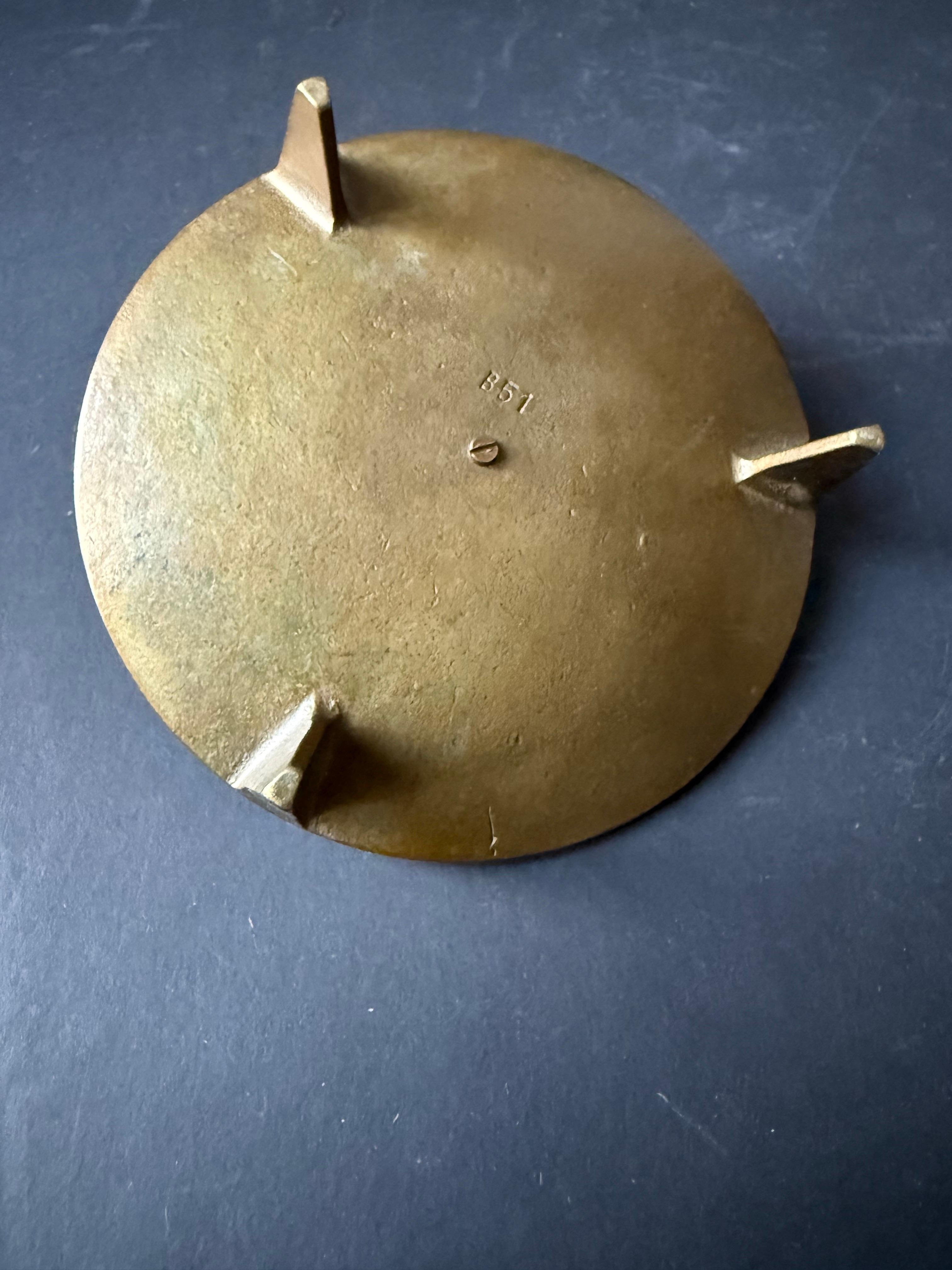 Schalen-Kerzenhalter aus Bronzeguss, 20. Jahrhundert, europäisch im Zustand „Gut“ im Angebot in London, GB