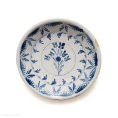 Dish Charger delftware Dutch Chinoiserie blue white diameter 30cm 12"