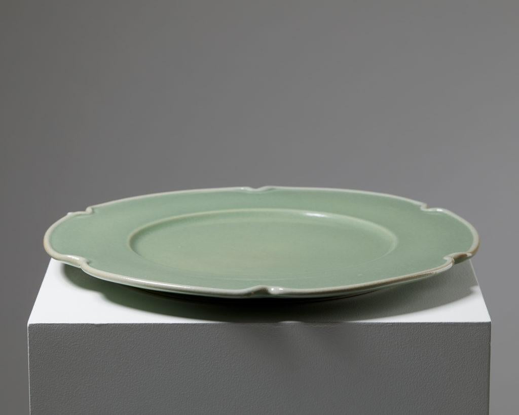 Swedish Dish Designed by Karin Björquist for Gustavberg, Sweden, 1960s For Sale