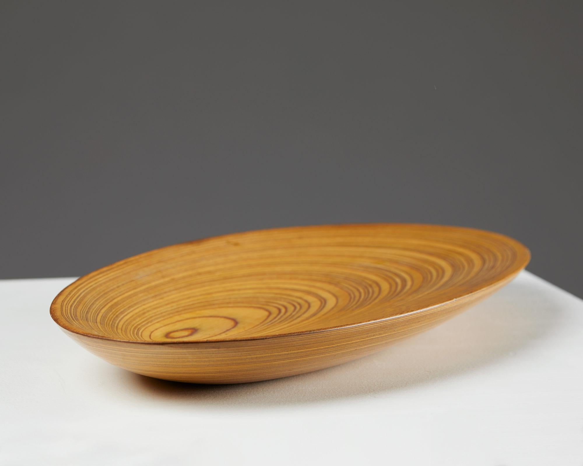 Dish Designed by Tapio Wirkkala, Finland, 1950s In Good Condition For Sale In Stockholm, SE