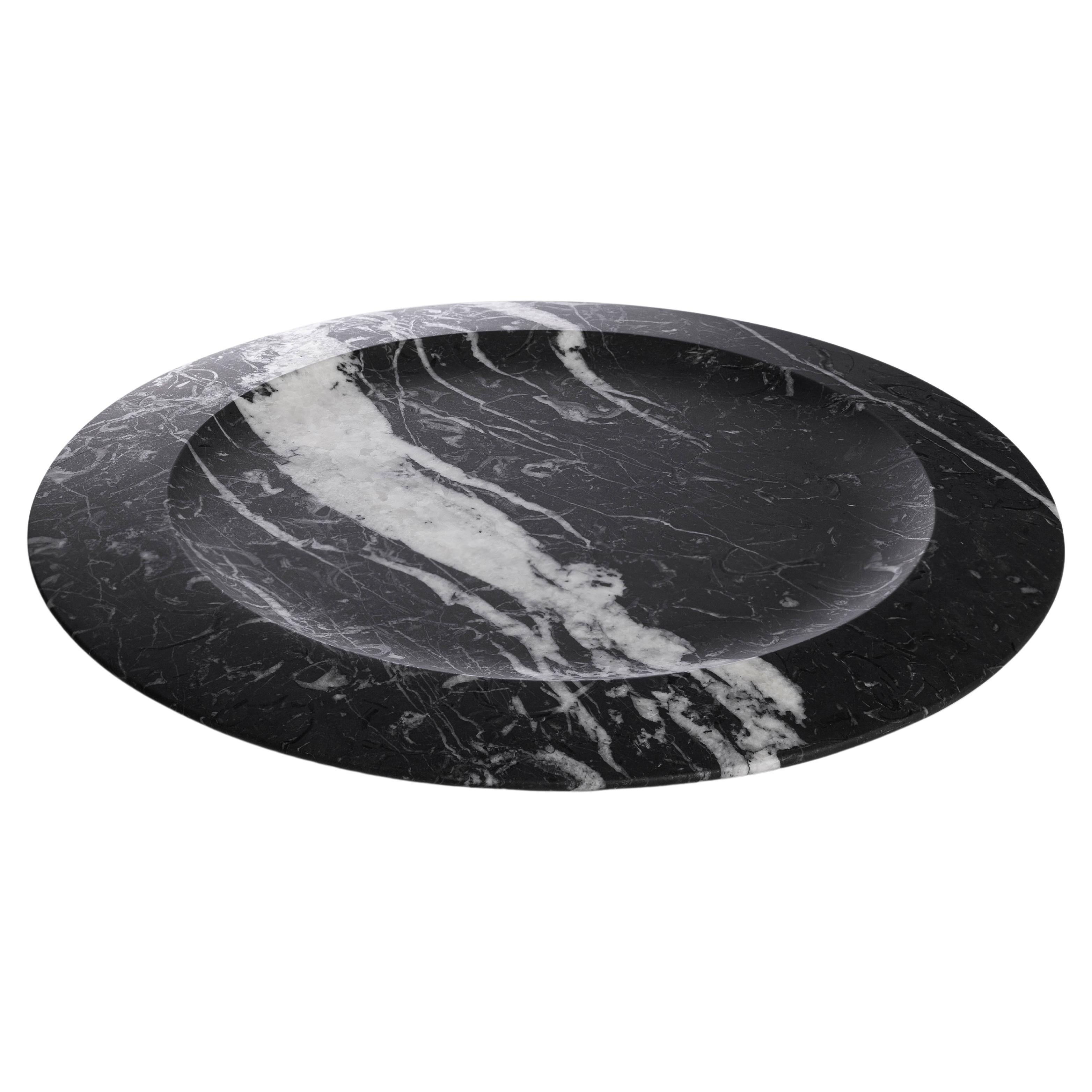 Moderne Schale aus schwarzem Marquinia-Marmor, Schöpfer Ivan Colominas