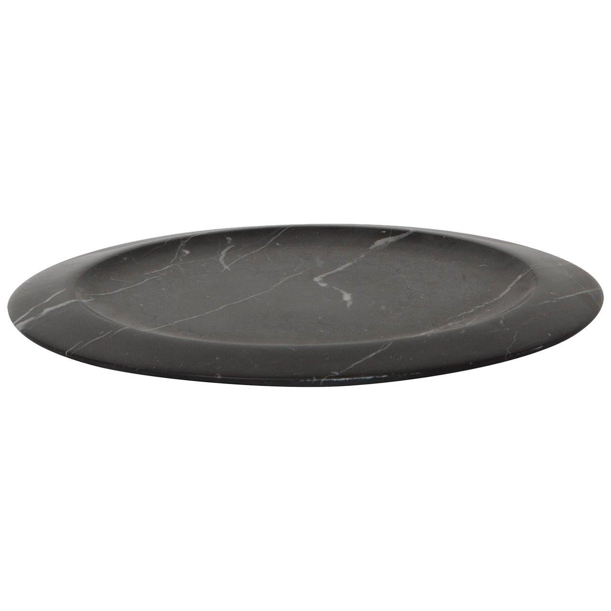 Dish in Black Marquinia Marble by Ivan Colominas, Italy, Stock For Sale