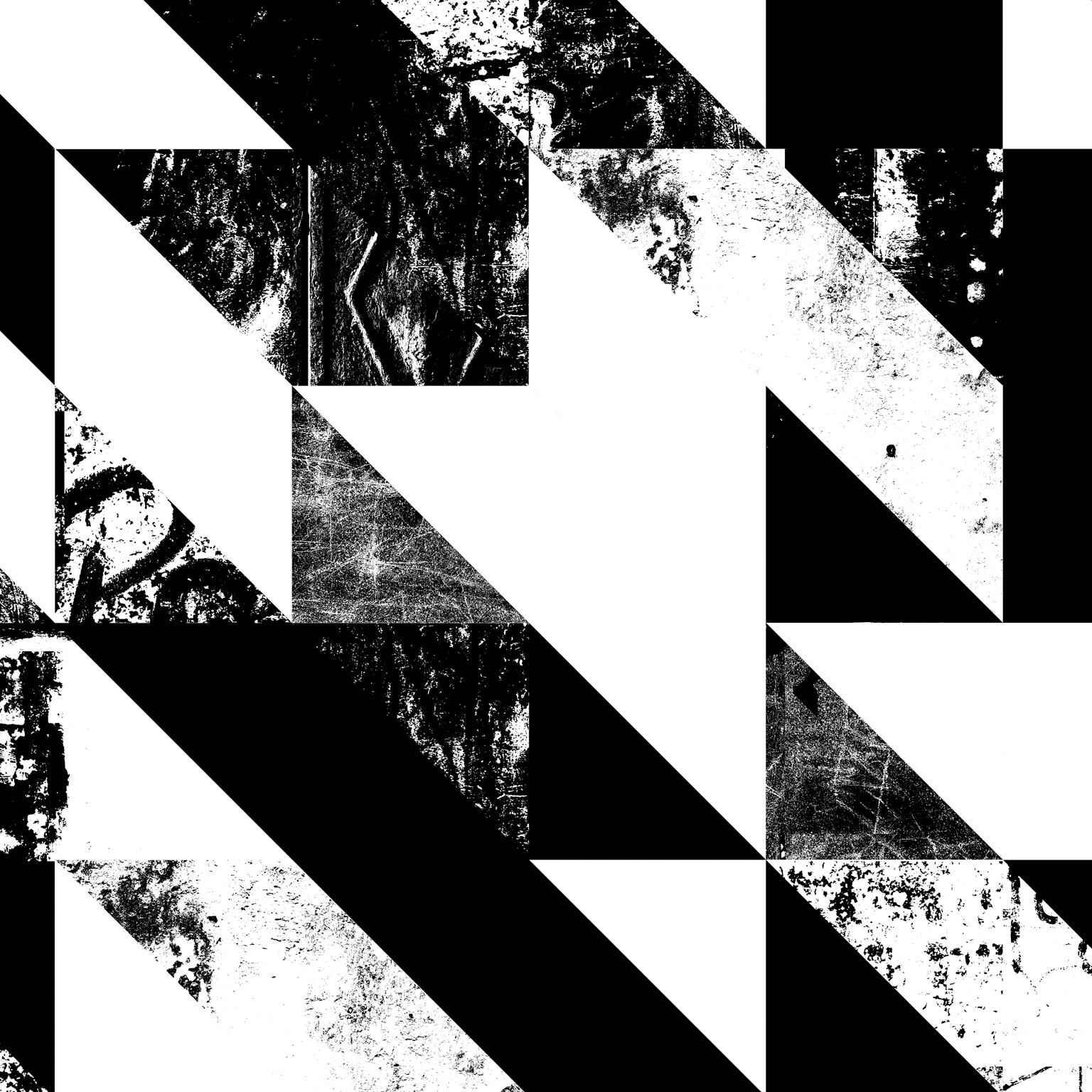 Disintegration, named after an album by The Cure, is a collage of photographs taken during days of walking through the streets of Havana, arranged in and filled with textures that are dissolving and reemerging in triangular forms. One of my favorite