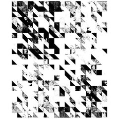 Disintegration Wallpaper in Black and White