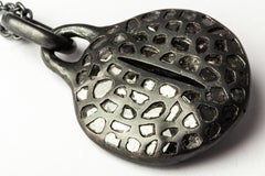 Disk Necklace (45mm, Slit, Mega Pavé, KA+DIA)